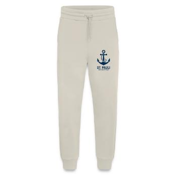 St. Pauli Hamburg Anker Reeperbahn - Jogging Pants - made by SPREAD  - WARM CLAY - Front
