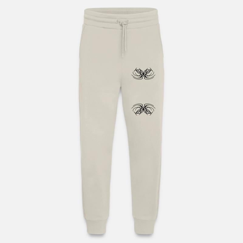 Concevoir une tribale abstraite astucieuse - Pantalon de jogging bio décontracté fabriqué en UE - WARM CLAY