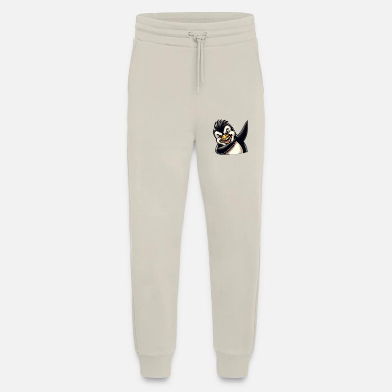 Penguin Dab Dabbing Cool - Jogging Pants - made by SPREAD  - WARM CLAY