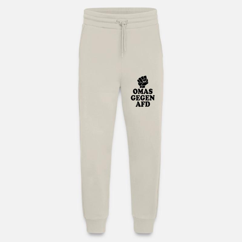 Omas gegen afd - Jogginghose - made by SPREAD - WARM CLAY