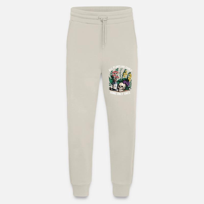 Alle Pflanzen essbar – manche nur einmal - Jogginghose - made by SPREAD - WARM CLAY