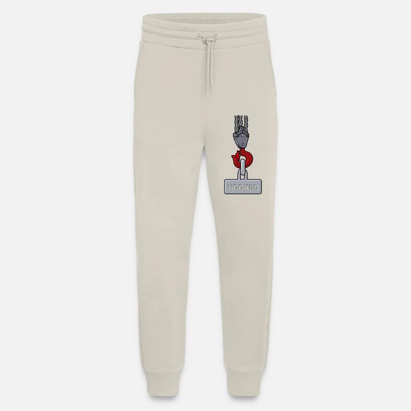 1267 crochet crocheté 1 - Pantalon de jogging bio décontracté fabriqué en UE - WARM CLAY