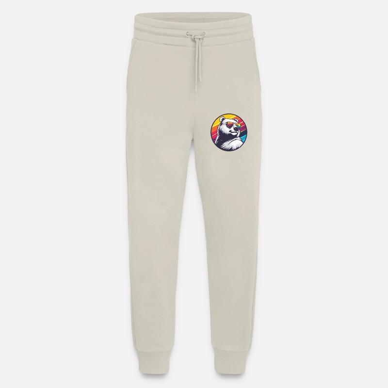 Polar Bear Cool Summer - Jogging Pants - made by SPREAD  - WARM CLAY