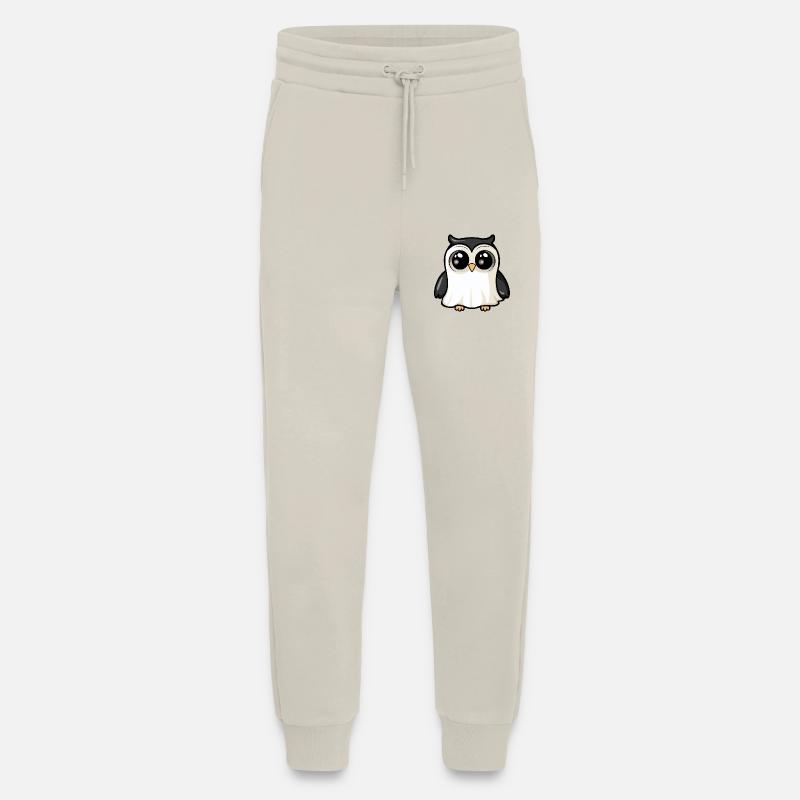 Owl Halloween Comic Ghost - Jogging Pants - made by SPREAD  - WARM CLAY
