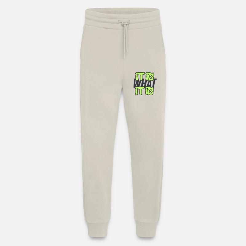 It is what it is - Jogging Pants - made by SPREAD  - WARM CLAY