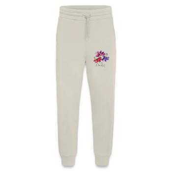 Flowers - Jogging Pants - made by SPREAD  - WARM CLAY - Front