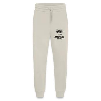 PLONGÉE OU NON - Pantalon de jogging bio décontracté fabriqué en UE - WARM CLAY - Devant