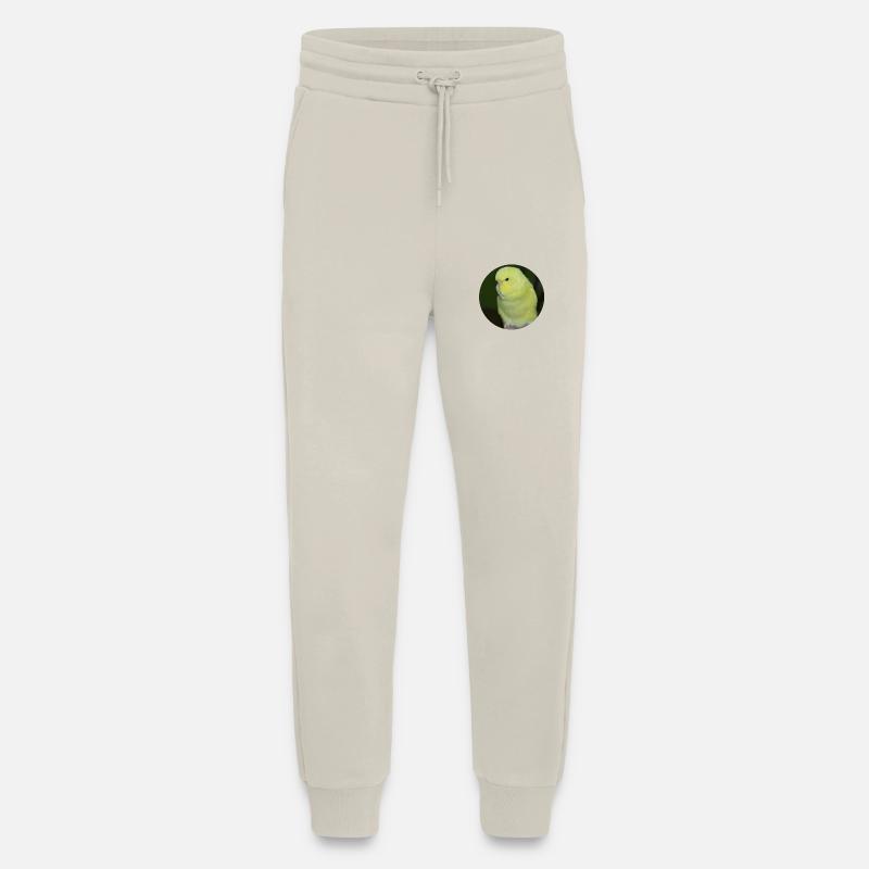 Perruche perruche jaune - Pantalon de jogging bio décontracté fabriqué en UE - WARM CLAY