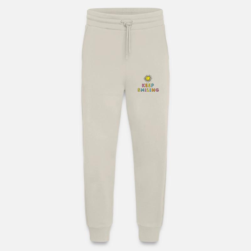 Keep Smiling - Jogging Pants - made by SPREAD  - WARM CLAY