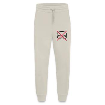 Forbidden to eat burgers - Jogging Pants - made by SPREAD  - WARM CLAY - Front