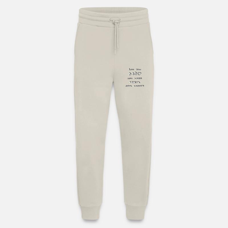 Ich bin Mod weiss - Jogginghose - made by SPREAD - WARM CLAY