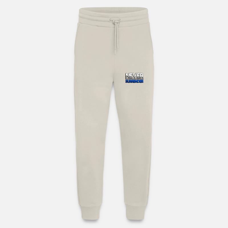 NEVER SURRENDER (Blue) - Gaming - Jogging Pants - made by SPREAD  - WARM CLAY