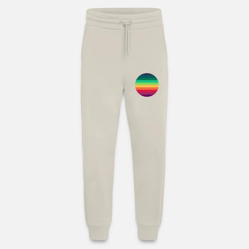 Rainbow Circle - Jogging Pants - made by SPREAD  - WARM CLAY