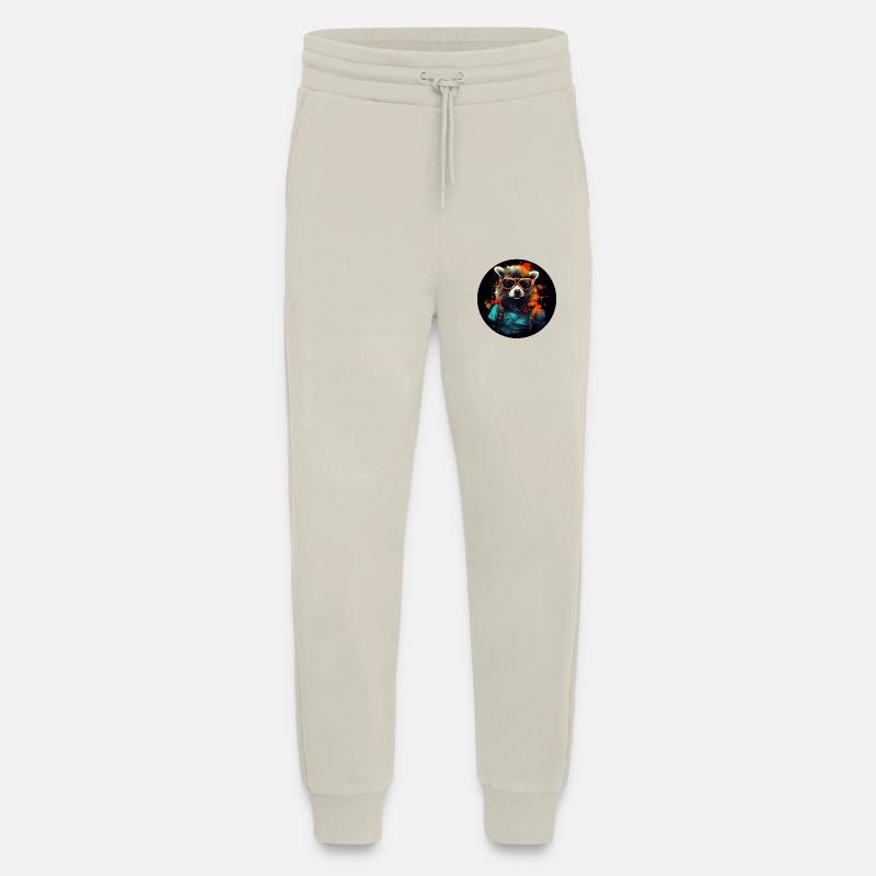 Stylischer Waschbär - Jogginghose - made by SPREAD - WARM CLAY