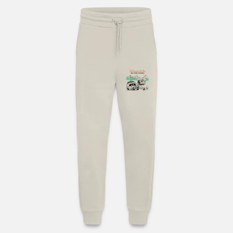 Home is where we park - Jogging Pants - made by SPREAD  - WARM CLAY