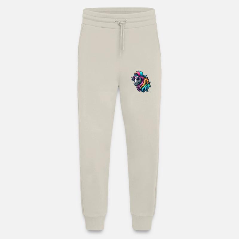 Rainbow Cool Horse - Jogging Pants - made by SPREAD - WARM CLAY