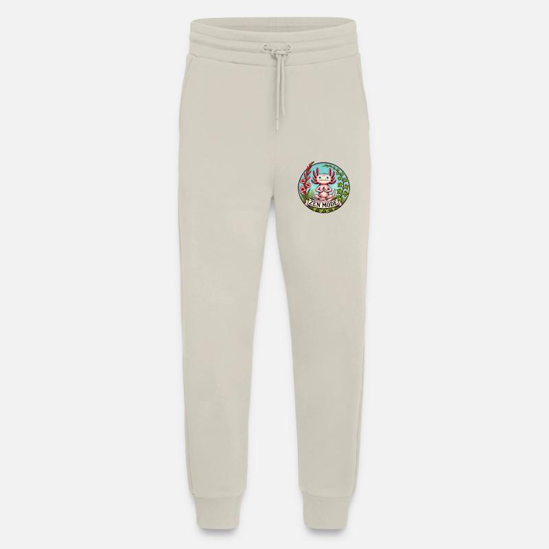 Zen Mode Axolotl - Jogging Pants - made by SPREAD  - WARM CLAY