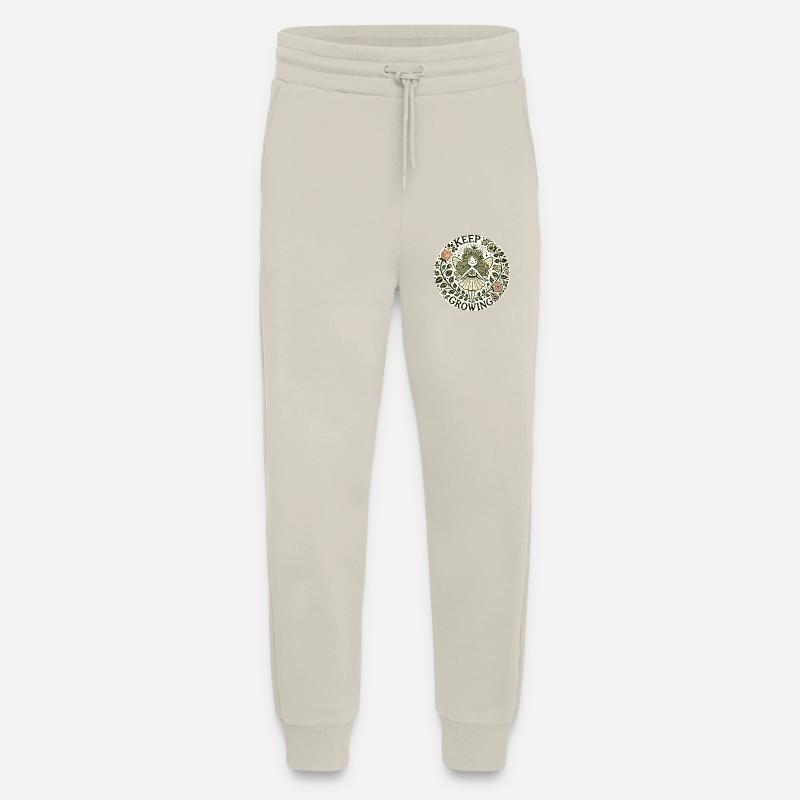 Continuez à grandir - Pantalon de jogging bio décontracté fabriqué en UE - WARM CLAY