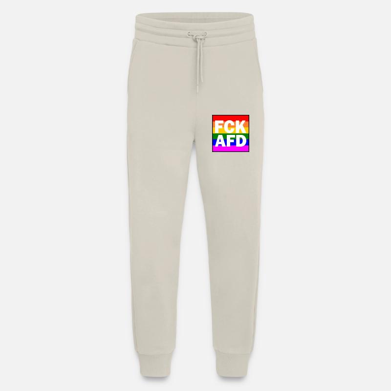 Fck afd - Jogginghose - made by SPREAD - WARM CLAY