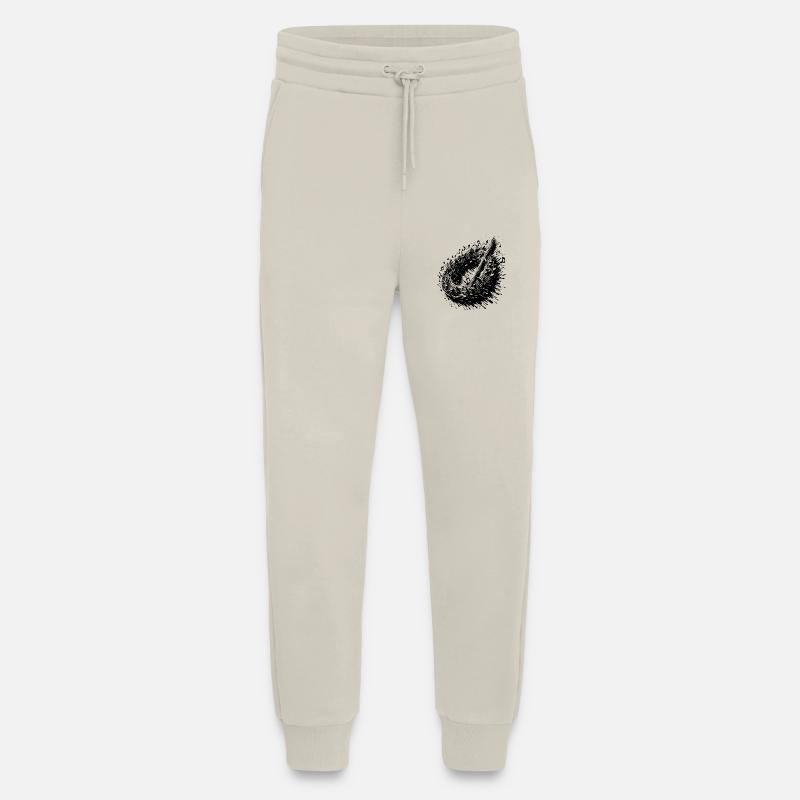 Circling Music Notes Scale Circle - Jogging Pants - made by SPREAD  - WARM CLAY