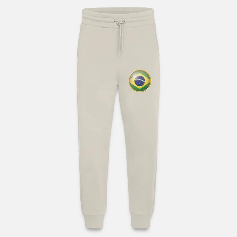 Brasilien Emblem - Jogginghose - made by SPREAD - WARM CLAY