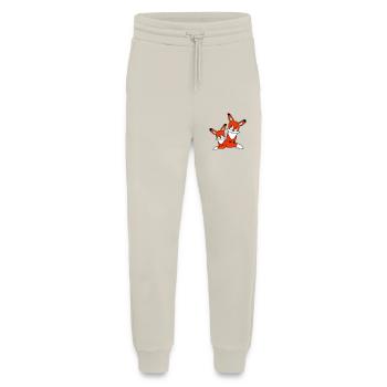 2 Foxes Mother Red Fox Little Child Father Mom - Jogging Pants - made by SPREAD  - WARM CLAY - Front