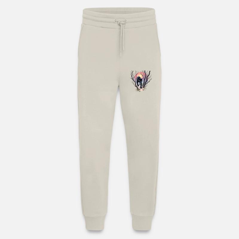 Panther on the hunt - Jogging Pants - made by SPREAD  - WARM CLAY