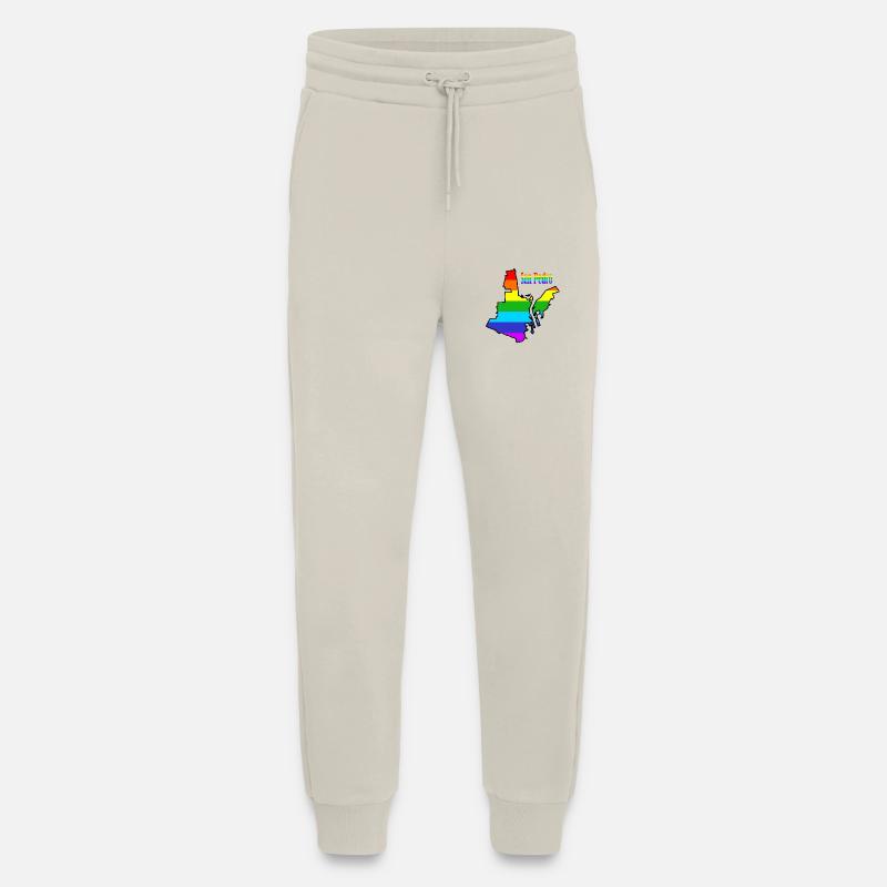 San Pedro, Regenbogen - Jogginghose - made by SPREAD - WARM CLAY