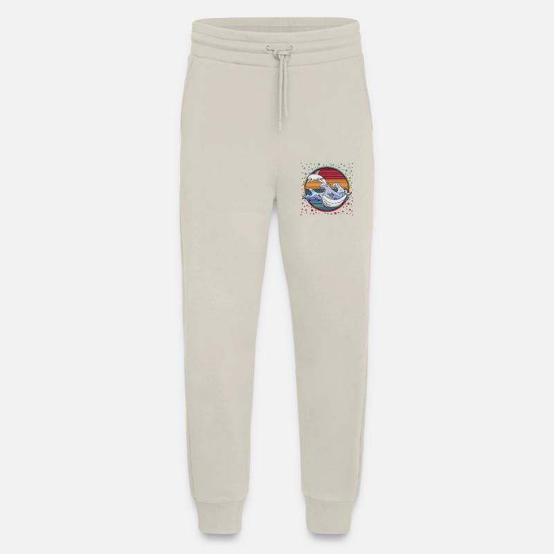 Dolphins - Jogging Pants - made by SPREAD  - WARM CLAY