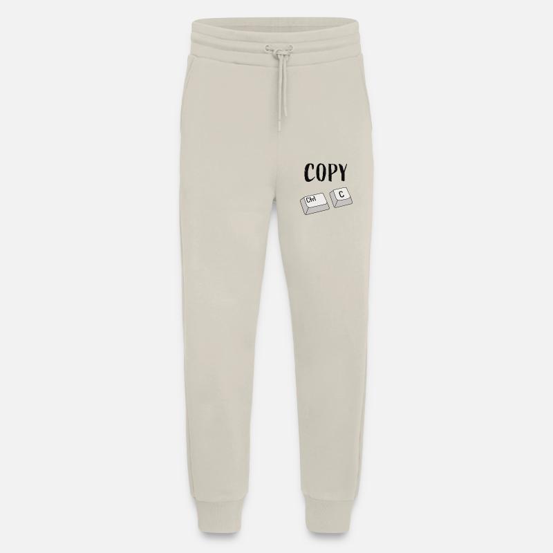 Ctrl C Copier - Pantalon de jogging bio décontracté fabriqué en UE - WARM CLAY