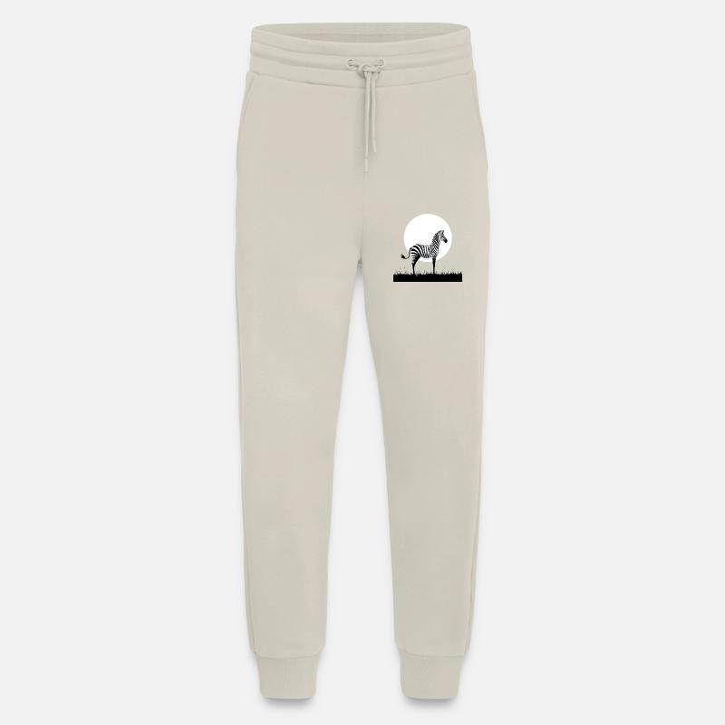 Zebra Minimalismus - Jogginghose - made by SPREAD - WARM CLAY