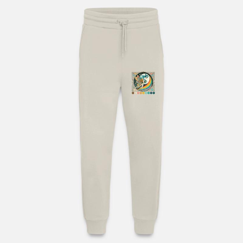 Retro Regenbogen Fee - Jogginghose - made by SPREAD - WARM CLAY