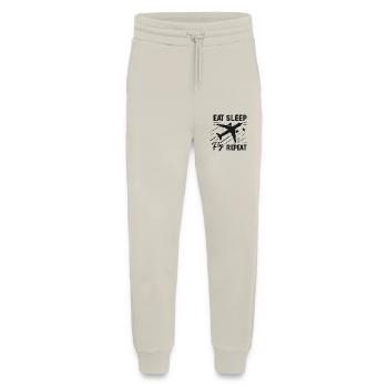 Manger dormir Mouche Répéter - Pantalon de jogging bio décontracté fabriqué en UE - WARM CLAY - Devant