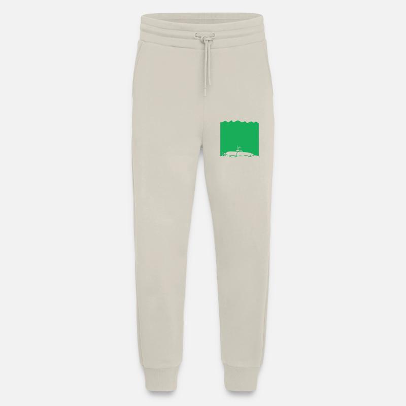 Sous-marin coulé échoué - Pantalon de jogging bio décontracté fabriqué en UE - WARM CLAY