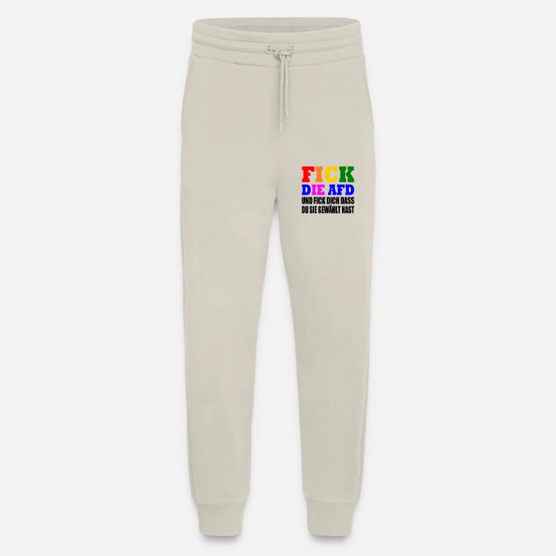 Fck afd - fick die afd - Jogginghose - made by SPREAD - WARM CLAY