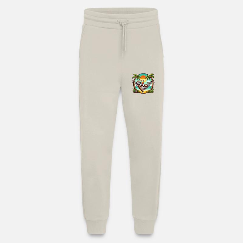 Sloth in the hammock - Jogging Pants - made by SPREAD  - WARM CLAY