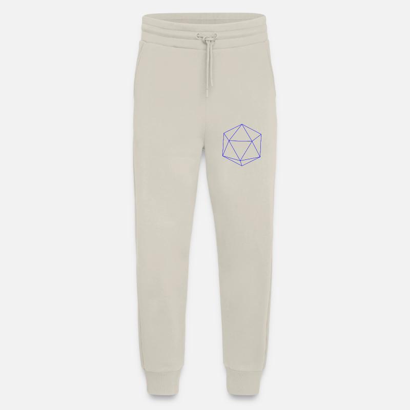 L’icosaèdre céleste - Pantalon de jogging bio décontracté fabriqué en UE - WARM CLAY