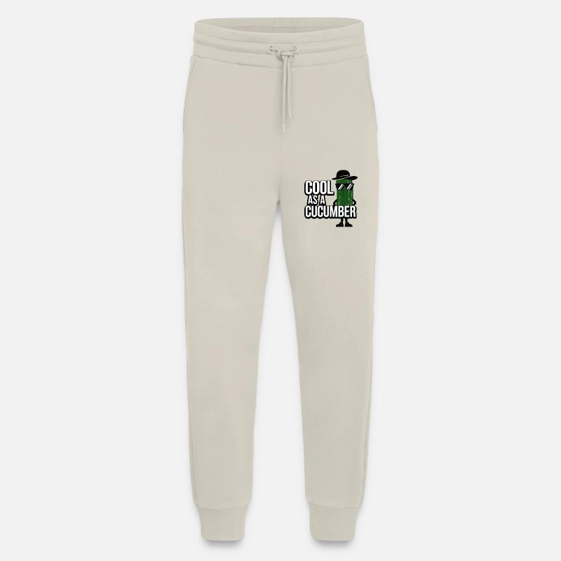 Cool comme un concombre - Pantalon de jogging bio décontracté fabriqué en UE - WARM CLAY