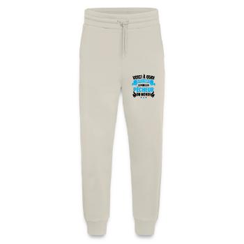 Voici à quoi ressemble meilleur pêcheur du monde - Pantalon de jogging bio décontracté fabriqué en UE - WARM CLAY - Devant