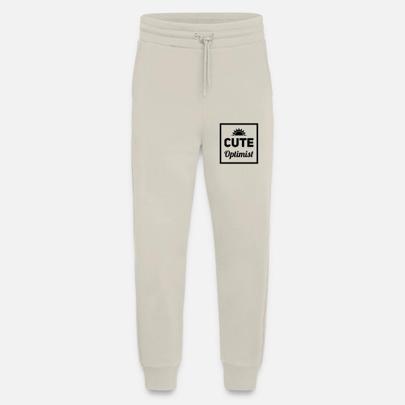 Bébé - Optimisme mignon - Pantalon de jogging bio décontracté fabriqué en UE - WARM CLAY