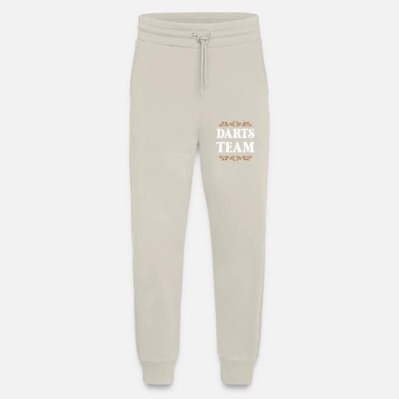 Équipe de fléchettes - Pantalon de jogging bio décontracté fabriqué en UE - WARM CLAY