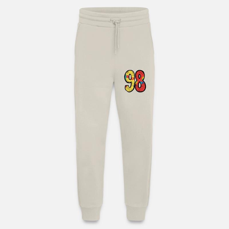 98 Number Symbol - Jogging Pants - made by SPREAD  - WARM CLAY