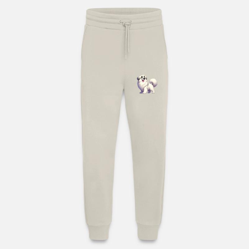 Pyrenean Shepherd Dog - Jogging Pants - made by SPREAD  - WARM CLAY