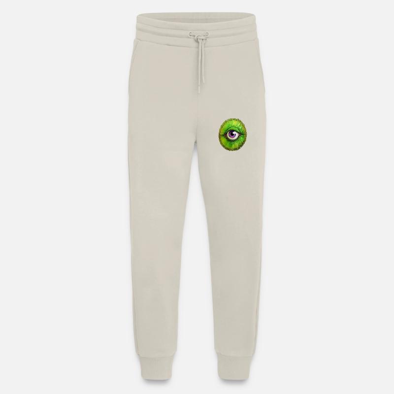 Vibrant kiwi joy - Jogging Pants - made by SPREAD  - WARM CLAY