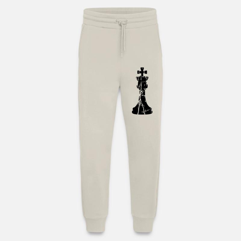 Scratch cracks chess - Jogging Pants - made by SPREAD  - WARM CLAY