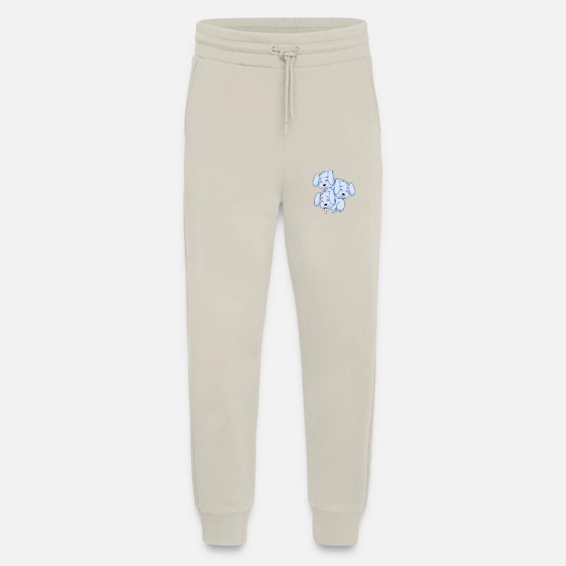 Cute Rabbits - Rabbit Motif - Jogging Pants - made by SPREAD  - WARM CLAY