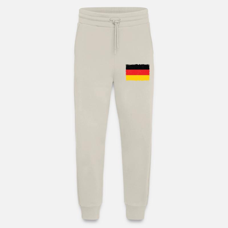 Grunge Deutsche Flagge - Jogginghose - made by SPREAD - WARM CLAY