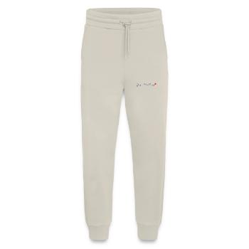 FÊTE DES MÈRES. BONNE FÊTE MAMAN. MAMAN. JE T'AIME - Pantalon de jogging bio décontracté fabriqué en UE - WARM CLAY - Devant