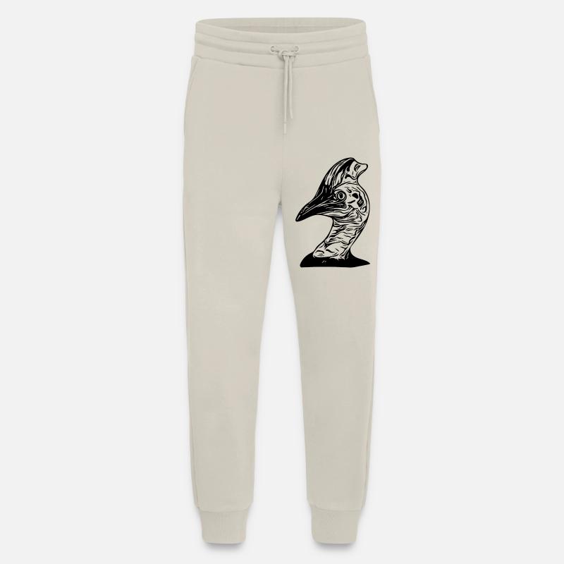 Australian Cassowary Ratite - Jogging Pants - made by SPREAD - WARM CLAY