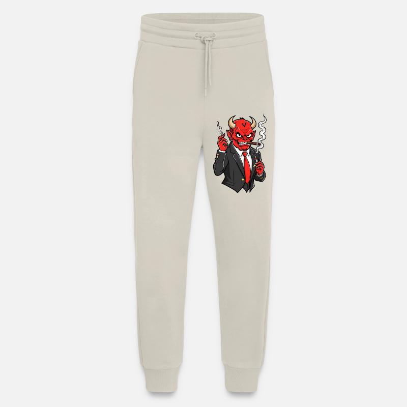 Red Devil - Jogging Pants - made by SPREAD  - WARM CLAY